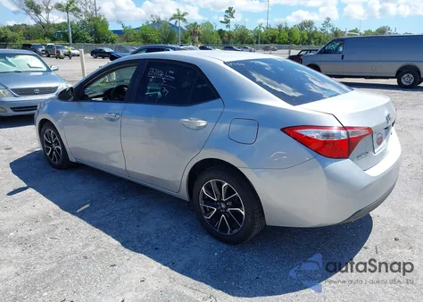 2016 Toyota Corolla Le из США, поврежденный, VIN 2T1BURHE1GC489820